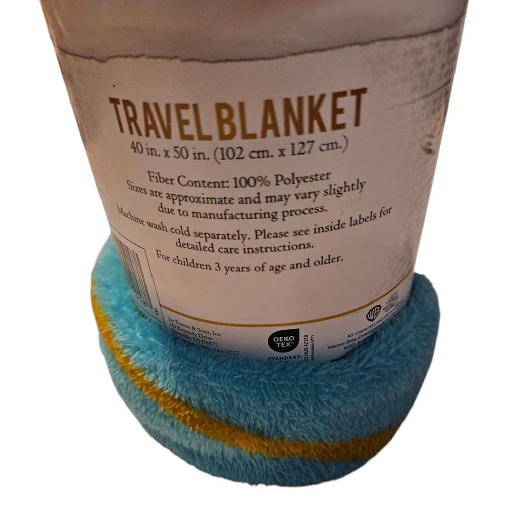 Harry Potter Multicolor Travel Blanket 40 in. x 50 in NEW